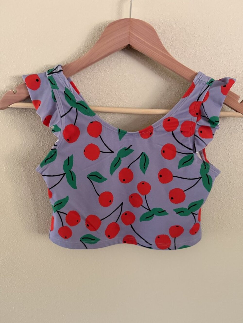 Hanna Andersson Cherry Print Two Piece Swimsuit 150 cm US 12